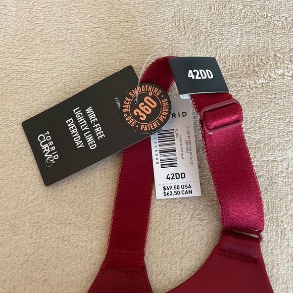 Torrid Lightly Lined Wire Free Everyday Bra - Various Sizes - Picture 8 of 16